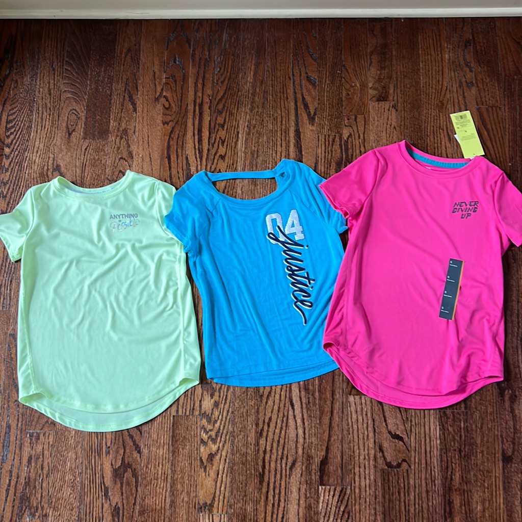 3 Active Girls Tops